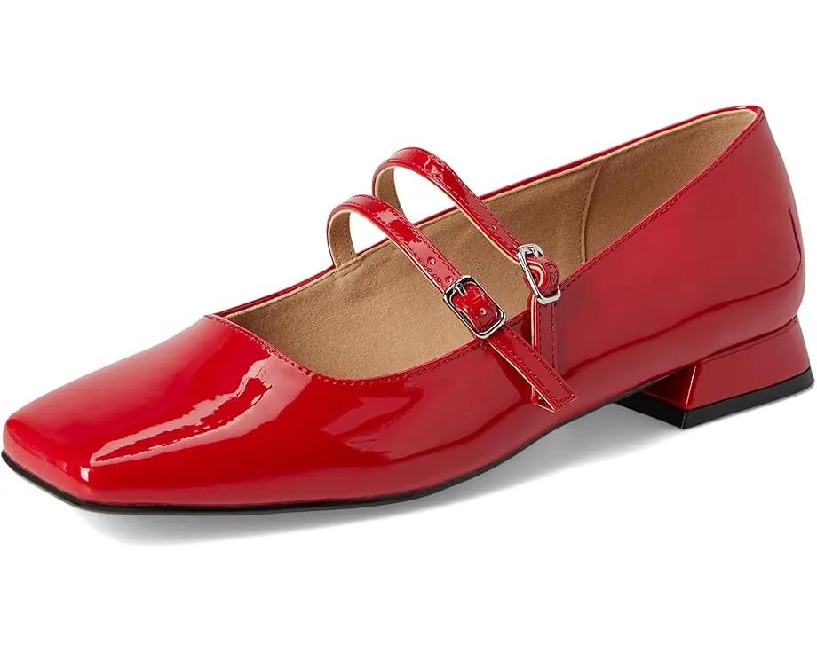 Туфли Gredah с квадратным носком и двойными ремешками на пряжках