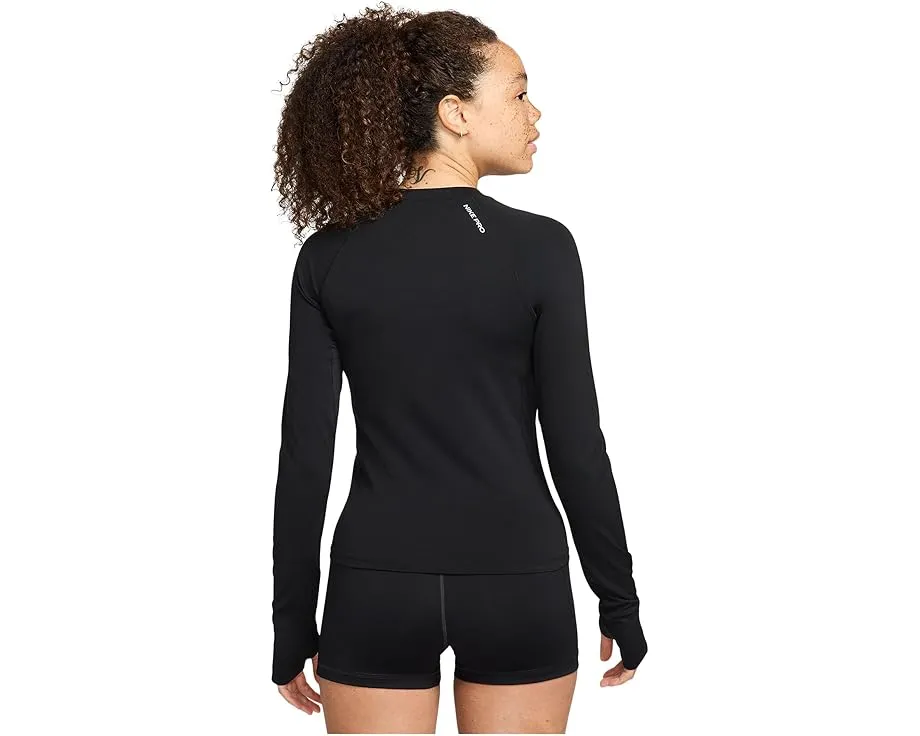 Топ Nike Pro Dri-FIT с длинным рукавом и отверстиями для большого пальца