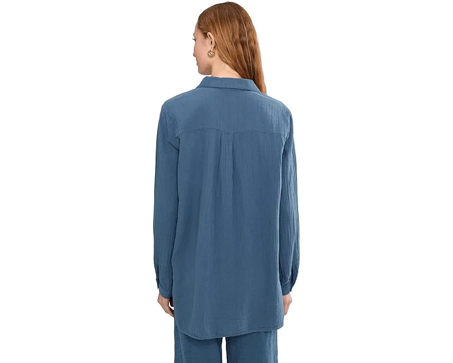 Туника Long Sleeve Button Up с воротником от Mod-o-doc