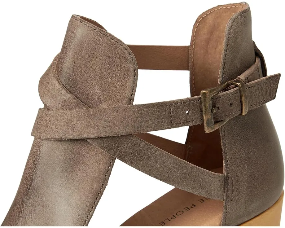 Кожаные сабо Cedar на платформе из кедра с регулируемой пряжкой Free People