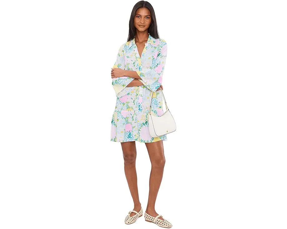 Туника Lilly Pulitzer Rayanna Tunic Dress с свободным кроем и воланами