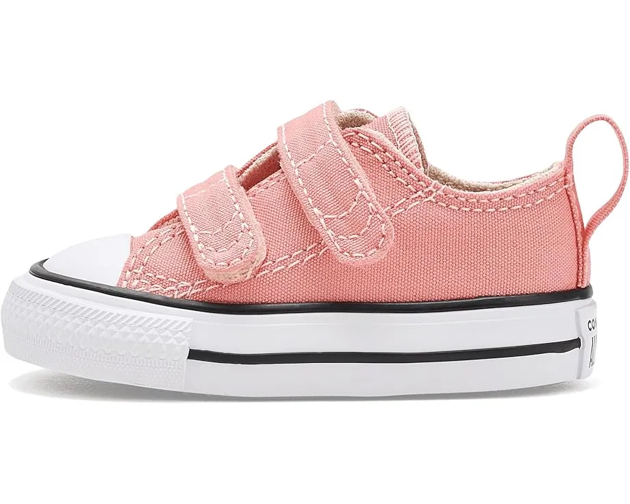 Converse Kids кеды Chuck Taylor 2V Ox для малышей на липучке с прочным верхом