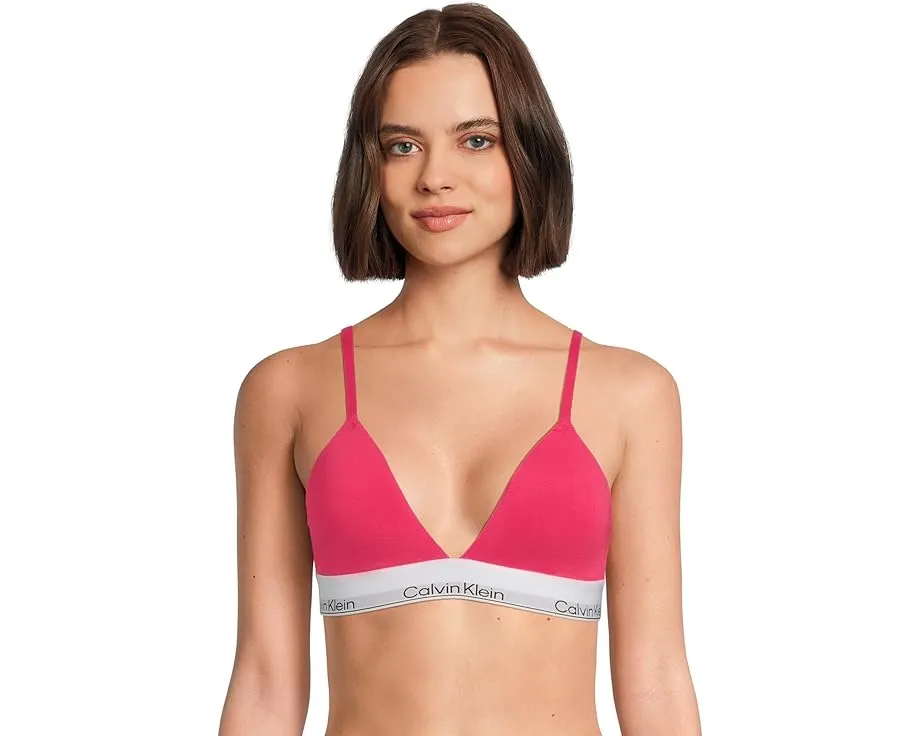 Бралетт Calvin Klein Underwear Icon из хлопка и модала с легким уплотнением