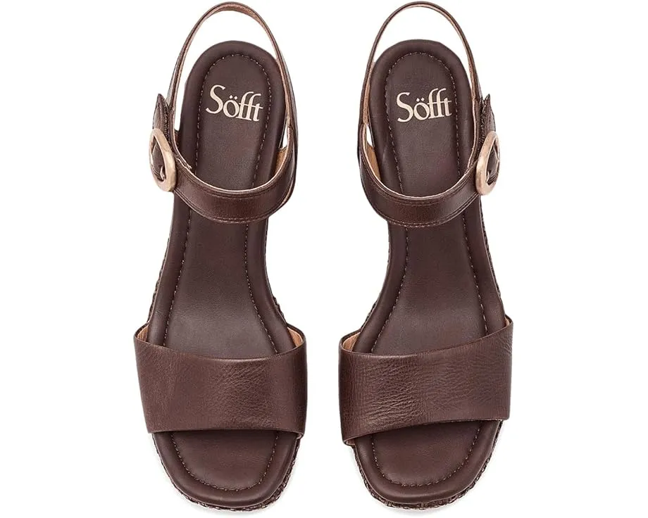 Босоножки Sofft Inez Leather на танкетке