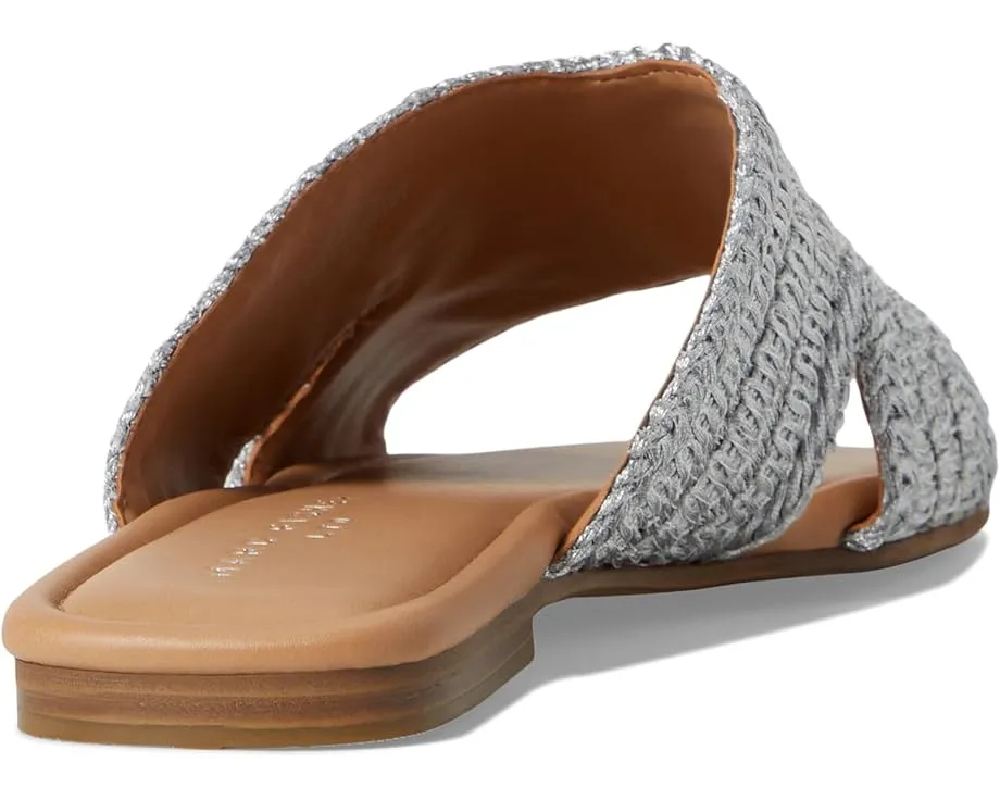 Сандалии Marc Fisher LTD Narda с квадратным носком из искусственной рафии