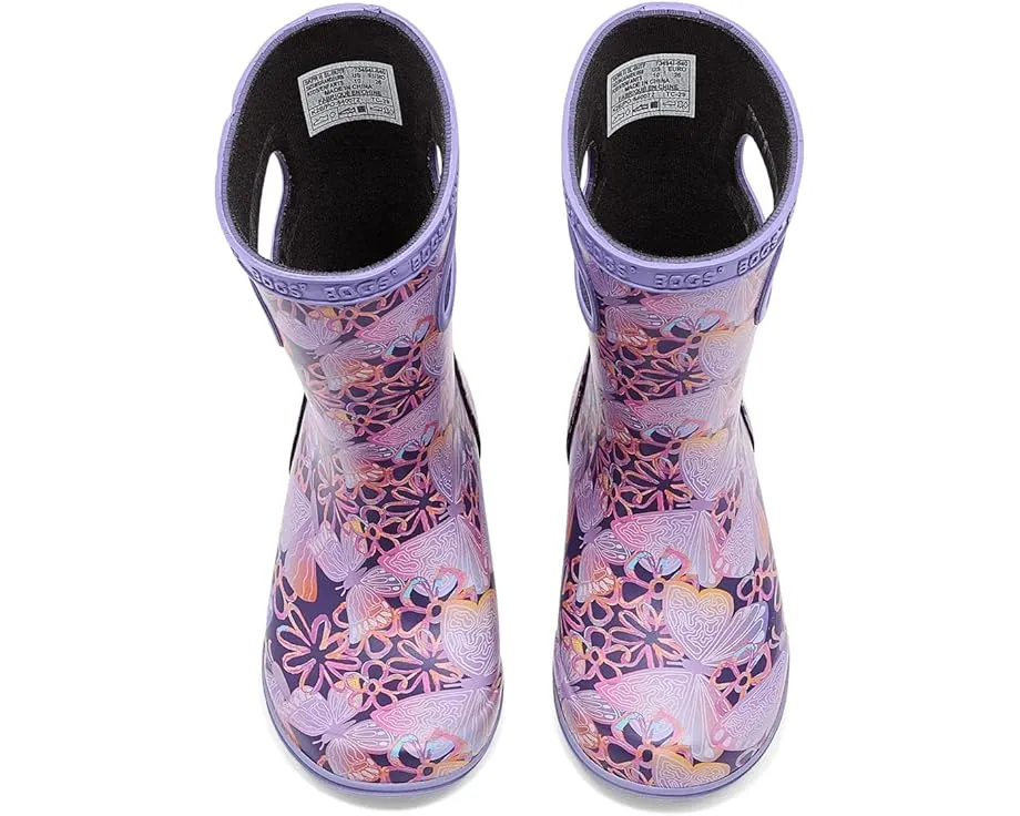 Детские сапоги Bogs Kids Skipper II Solar Butterfly с принтом бабочки