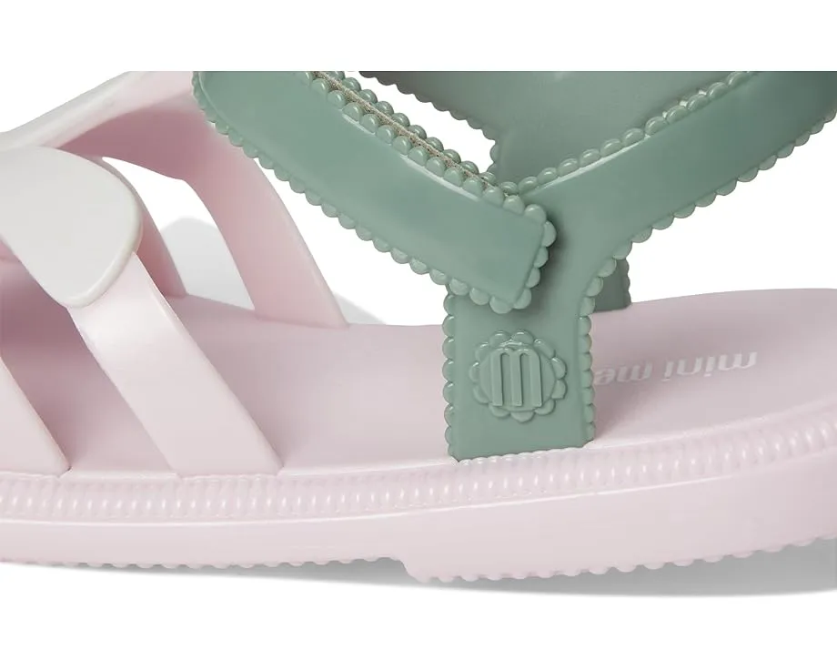 Детские сандалии Mini Melissa Hip Bloomy с цветочным декором и липучкой
