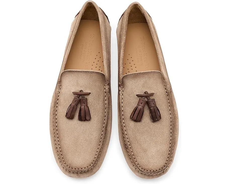 Лоферы To Boot New York San Marco из замши с кисточкой и кожаной подкладкой