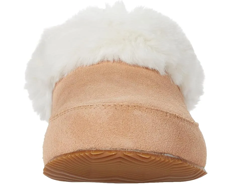 Домашние тапочки Sorel Go с искусственным мехом и резиновой подошвой
