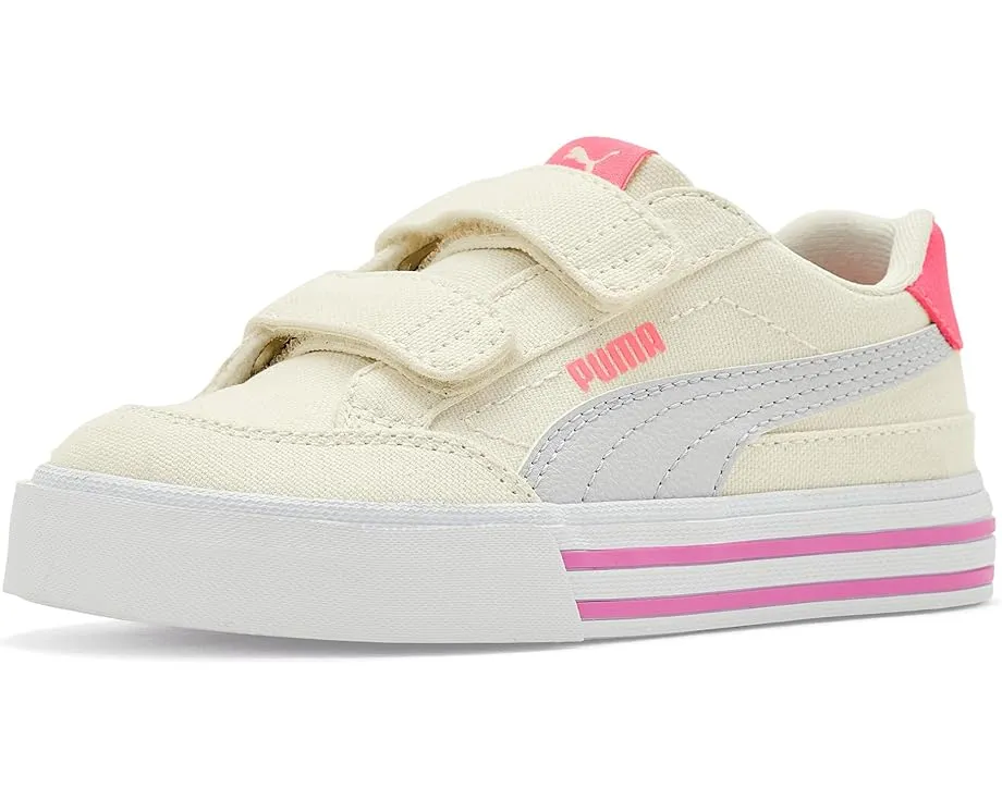 Puma Court Classic Vulc Hook And Loop детские кроссовки на липучках из переработанных материалов