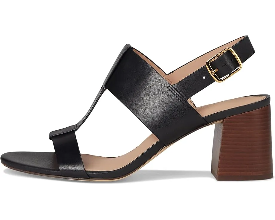 Сандалии Cole Haan Josie T-Strap с квадратным каблуком и регулируемой пряжкой