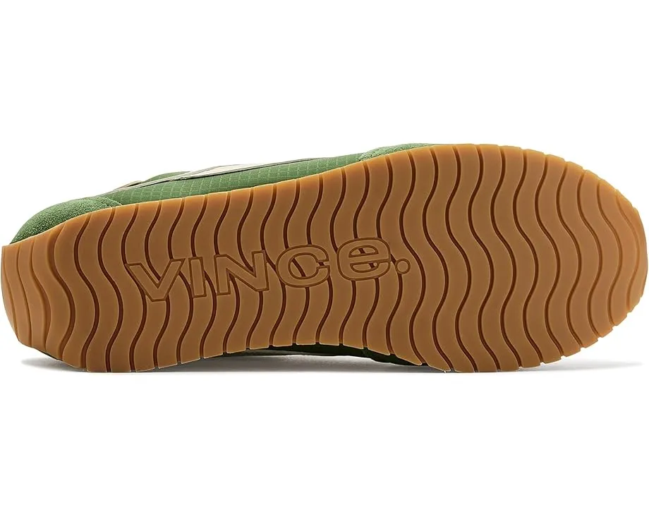 Кроссовки Vince Oasis Runner-W на шнуровке из мягкой кожи с контрастными деталями