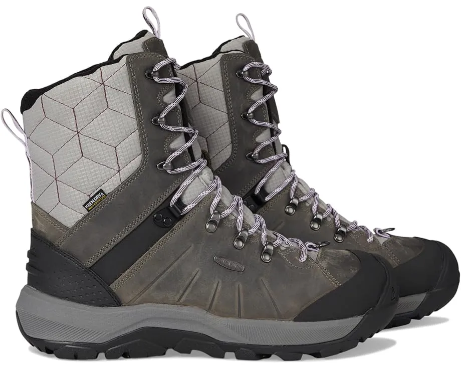 Утепленные водонепроницаемые зимние ботинки KEEN Revel 4 High с технологией Polar Grip