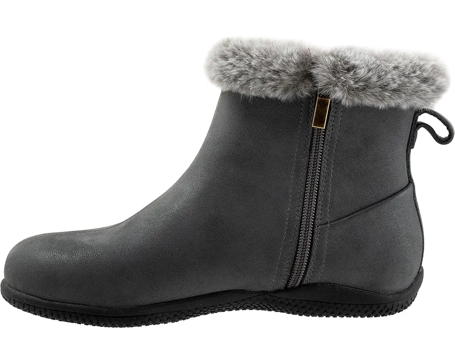 Ботильоны SoftWalk Helena на молнии с искусственным мехом и стелькой с поддержкой