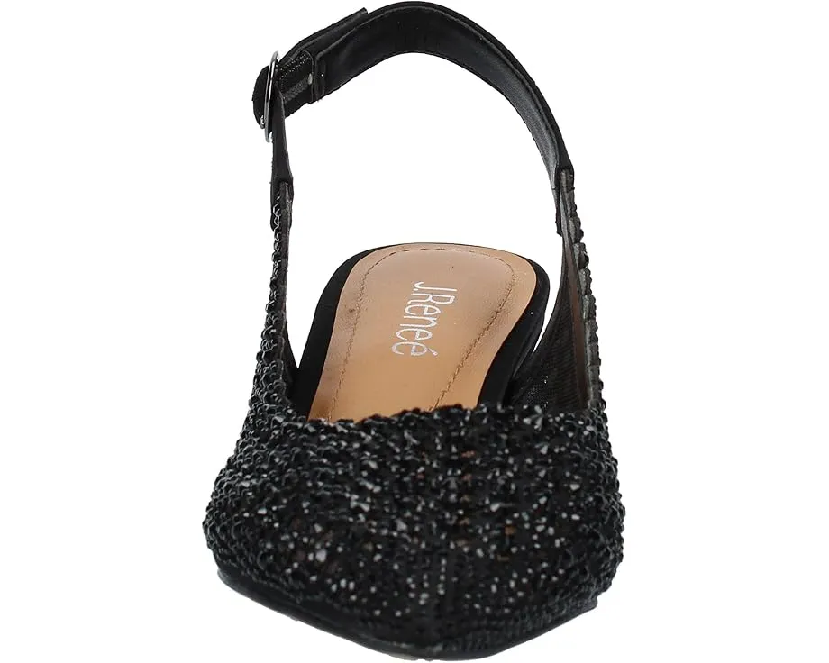 Туфли J. Renee Pranil на квадратном каблуке с отделкой стразами