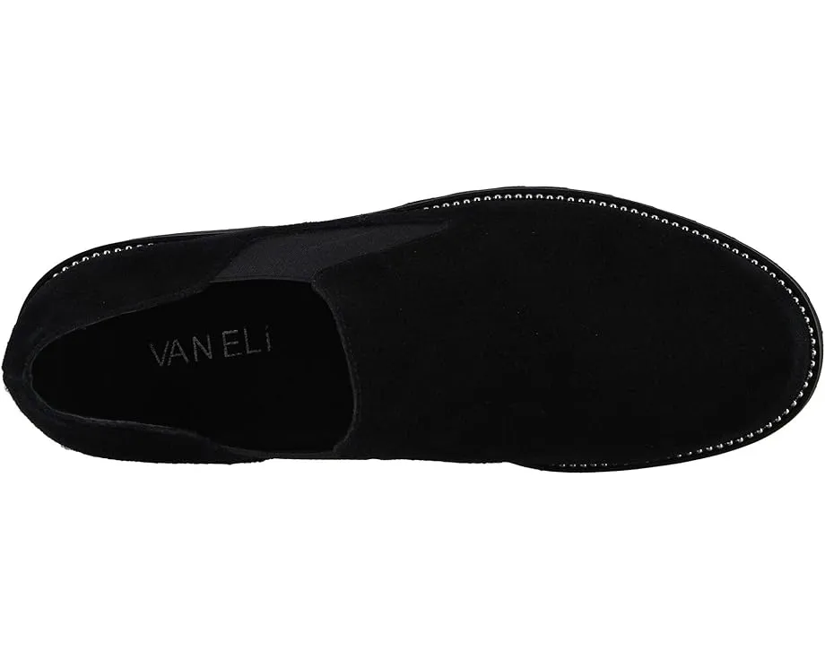 Слипоны Zivana из замши с круглым носком и массивной подошвой