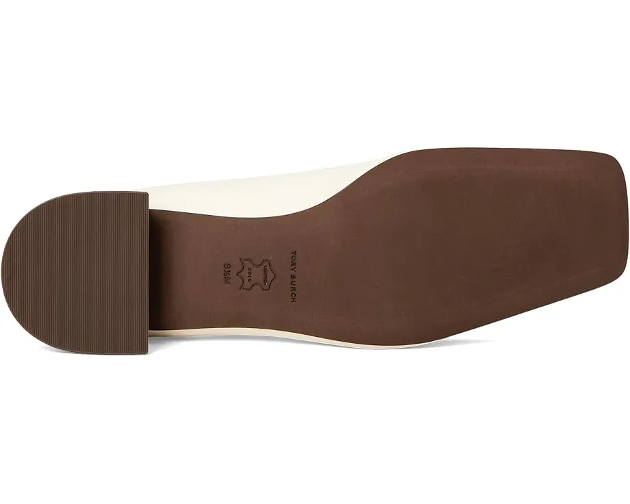 Туфли Tory Burch Georgia на квадратном каблуке 35 мм с металлической деталью