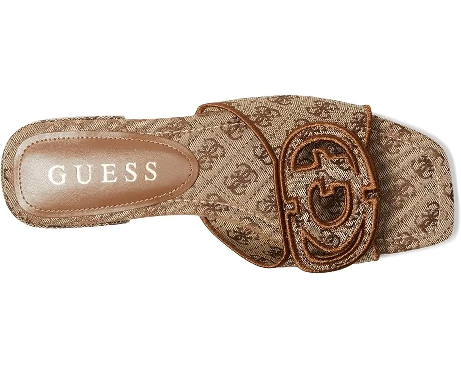 Балетки GUESS Tarishae без застежки с тисненым ремешком