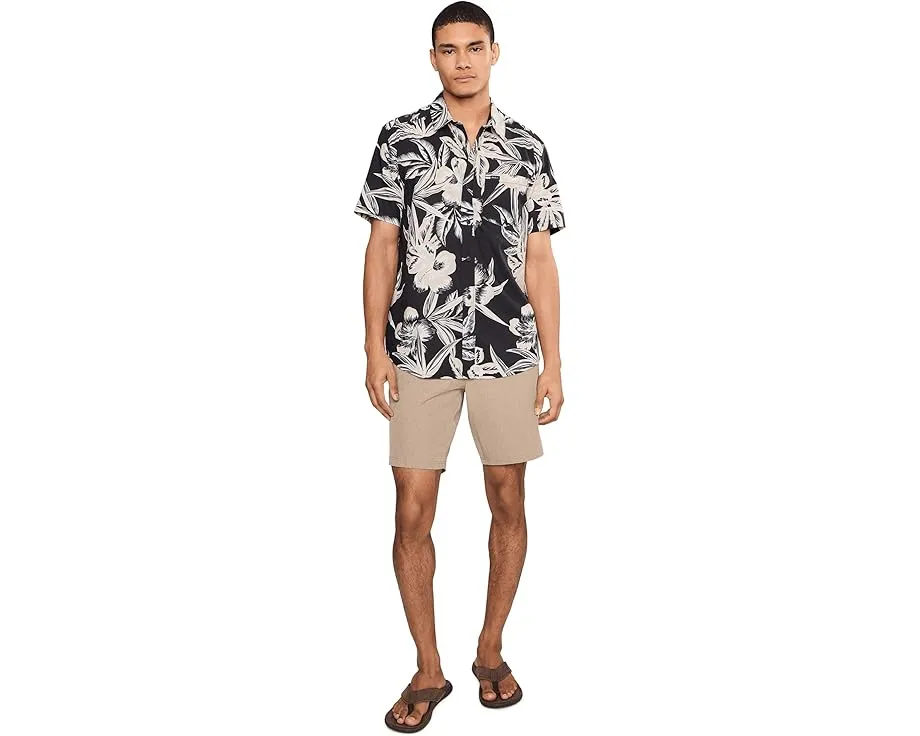Рубашка RVCA Overspray Short Sleeve с флористическим принтом
