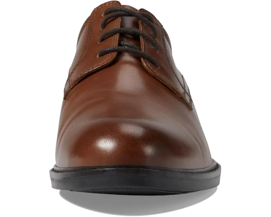 Туфли Johnston & Murphy Mason Plain Toe из натуральной кожи с круглым носком