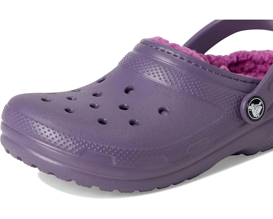 Crocs Classic Lined Clog детские утепленные сабо с искусственным мехом