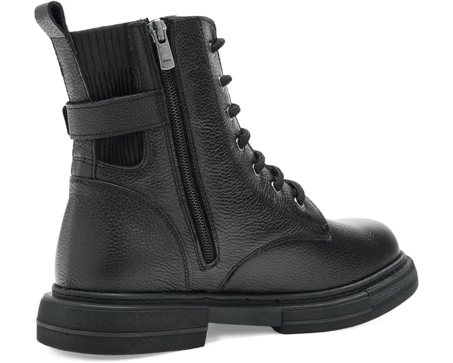 Spring Step Urbanattire кожаные полусапожки в байкерском стиле с молнией и пряжкой