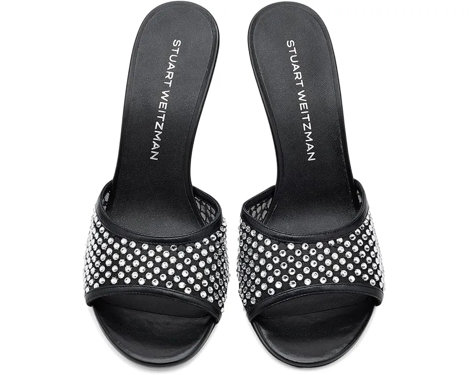Сланцы Stuart Weitzman Bareitall Shine с блестками и стулом