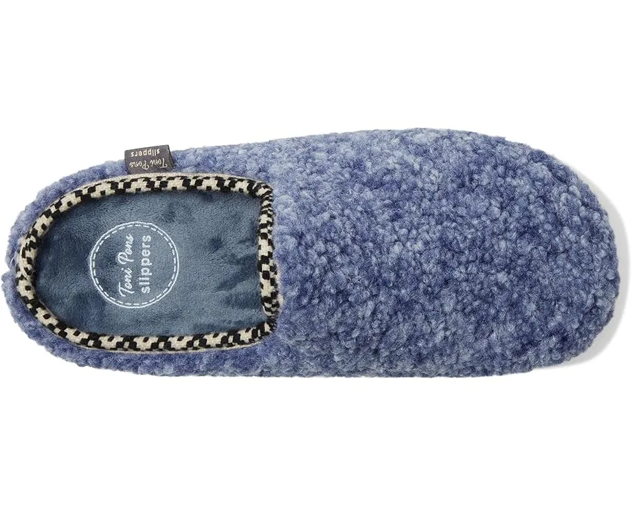Уютные тапочки Toni Pons Darla-Sb с плюшевым верхом и ручной строчкой
