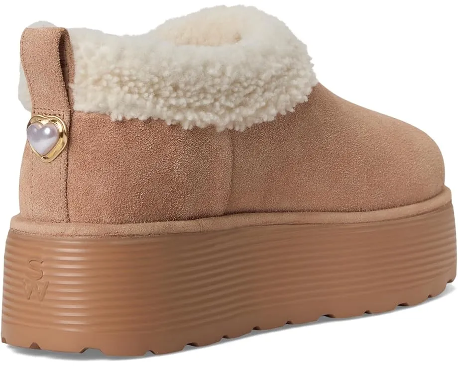 Угги Stuart Weitzman Socharming на платформе с искусственным мехом