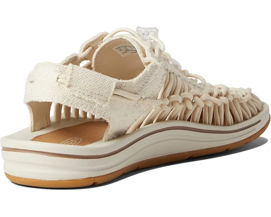 Сандалии KEEN Uneek Canvas с поддержкой свода стопы и шнуровкой