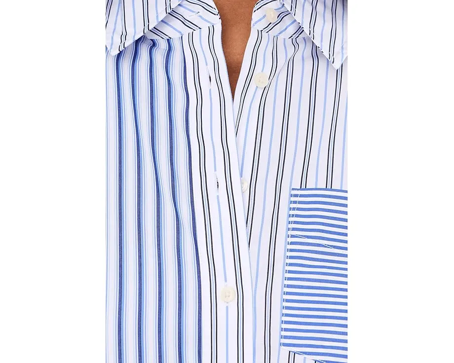 Свободная полосатая рубашка из бродклота Lauren Ralph Lauren