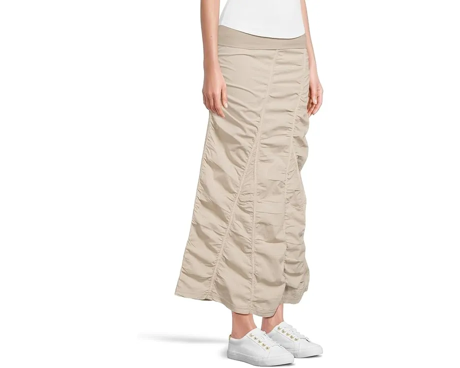 Юбка XCVI с расклешенными клиньями и присборенными деталями на резинке