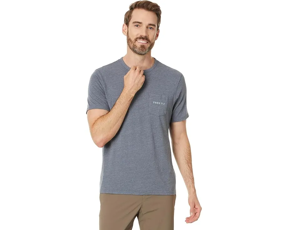 Футболка Free Fly Comfort On с карманом и круглым вырезом