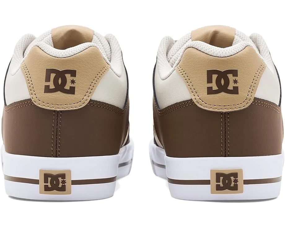 Кроссовки DC Pure из кожи с круглым носком и резиновой подошвой