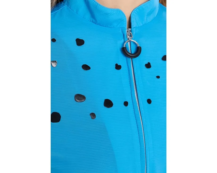 Длинная блузка Jamie Sadock с длинным рукавом и принтом капли дождя