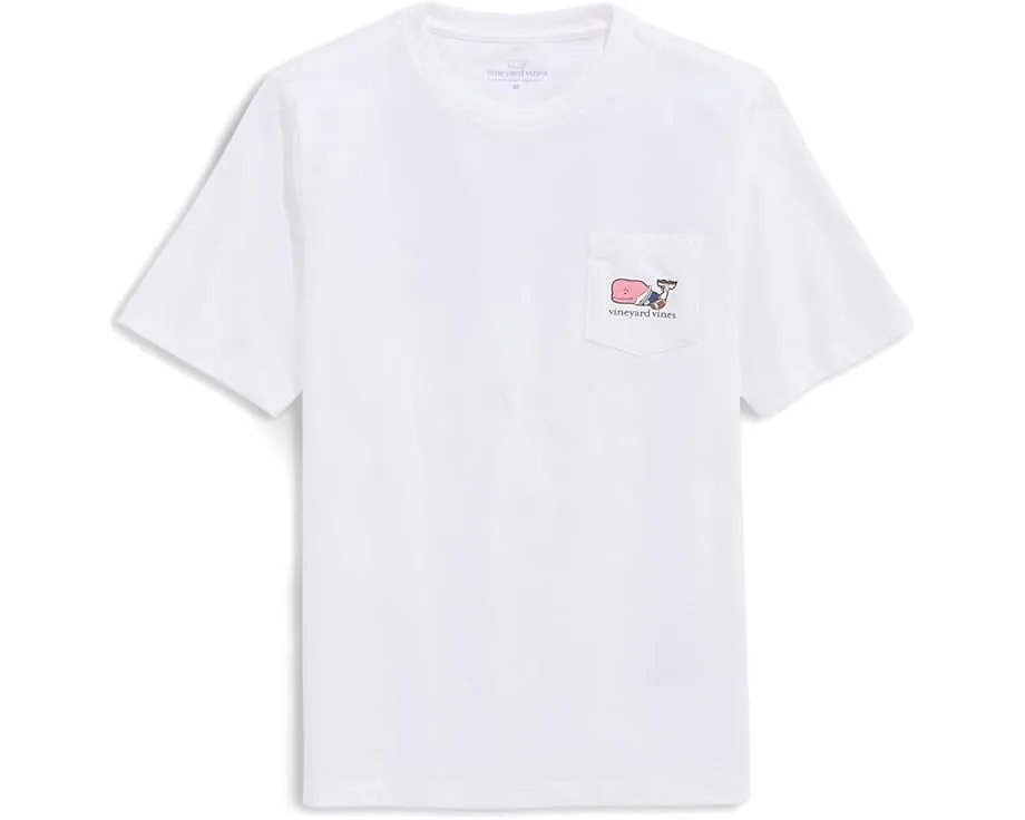 Футболка с принтом и карманом Vineyard Vines для детей