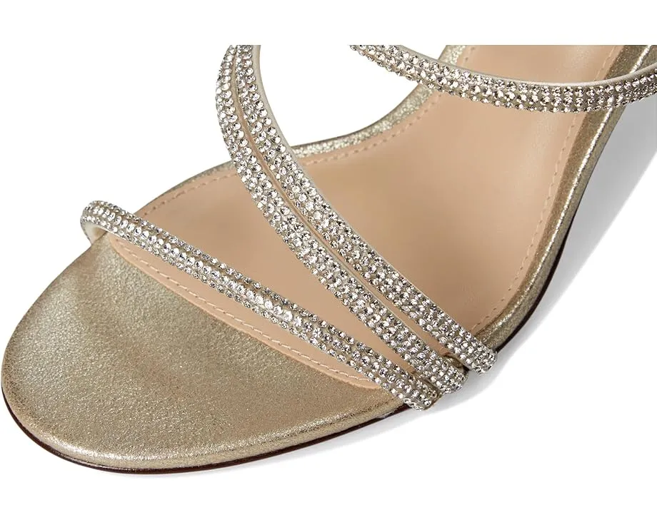 Босоножки Pelle Moda Brenen на каблуке с кристаллами и регулируемым ремешком