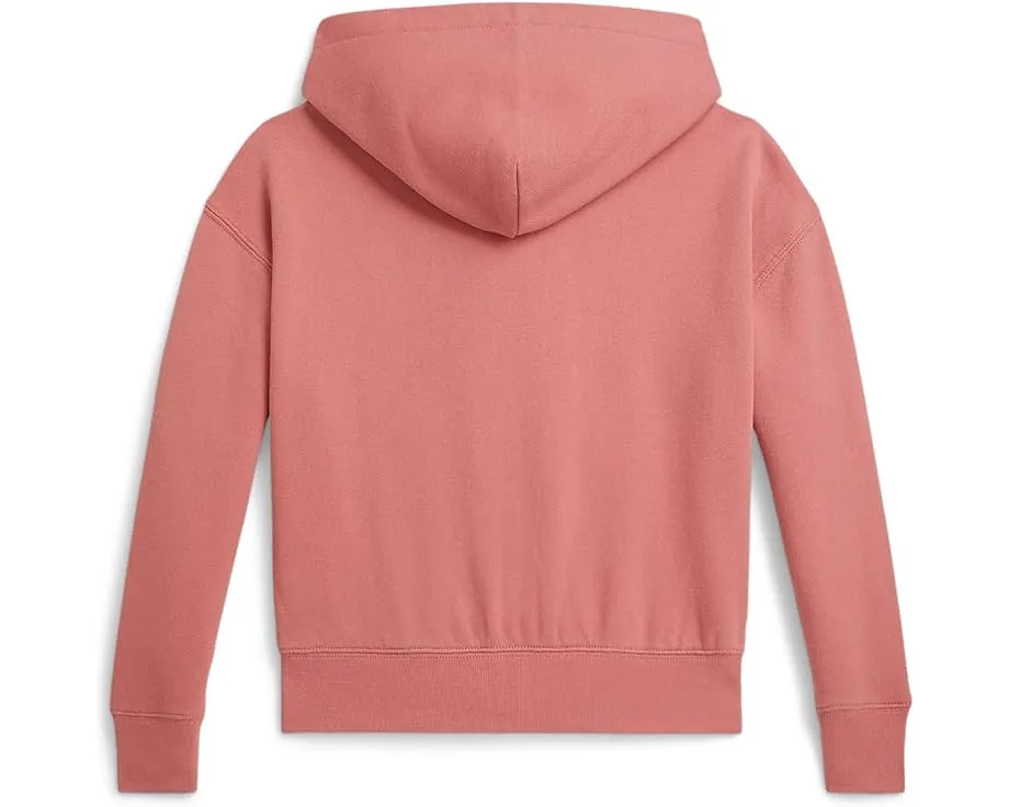Толстовка с капюшоном Polo Ralph Lauren Kids на молнии из махровой ткани