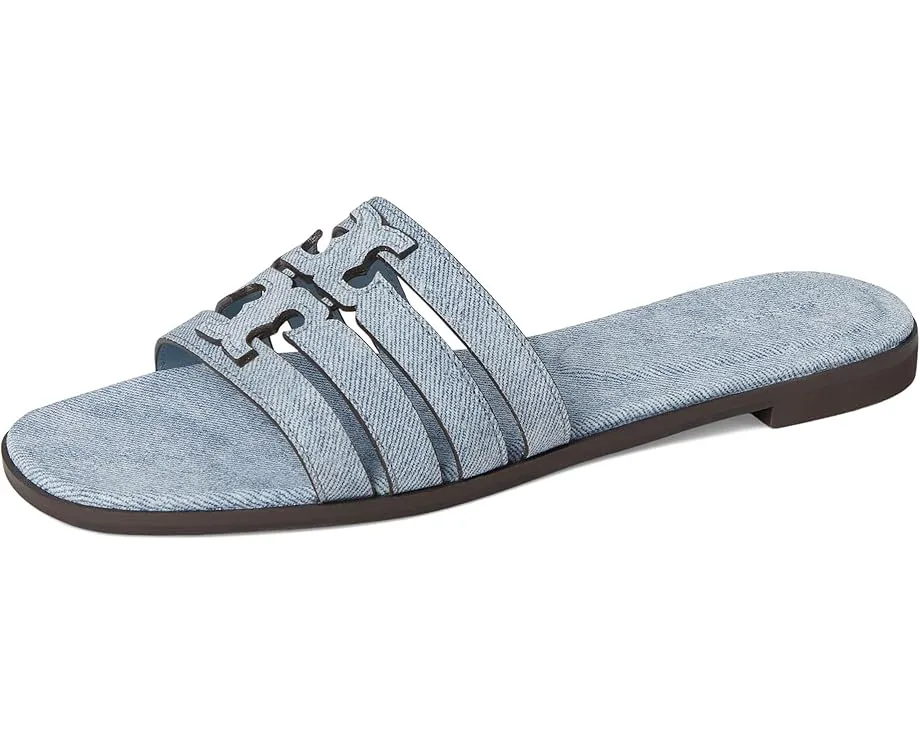 Сандалии Tory Burch Ines Cage Slides с плетеным верхом в стиле кейдж