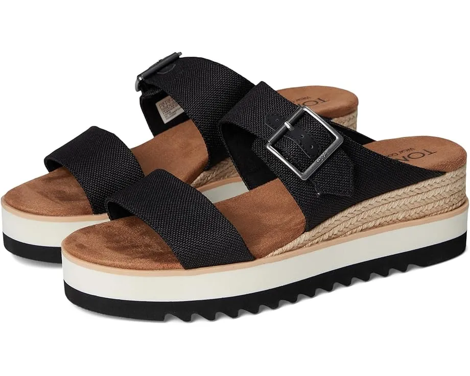 Сандалии Diana Mule Bukle на платформе с ремешками и пряжкой