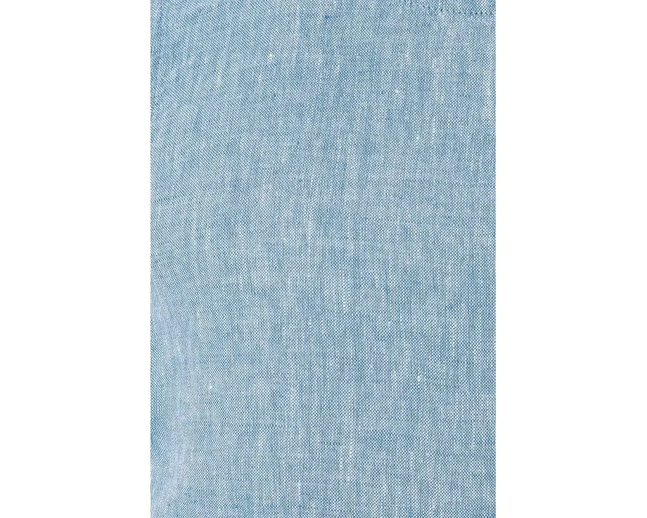 Madewell Embroidered Shell Top in 100% Linen с застежкой на пуговицу