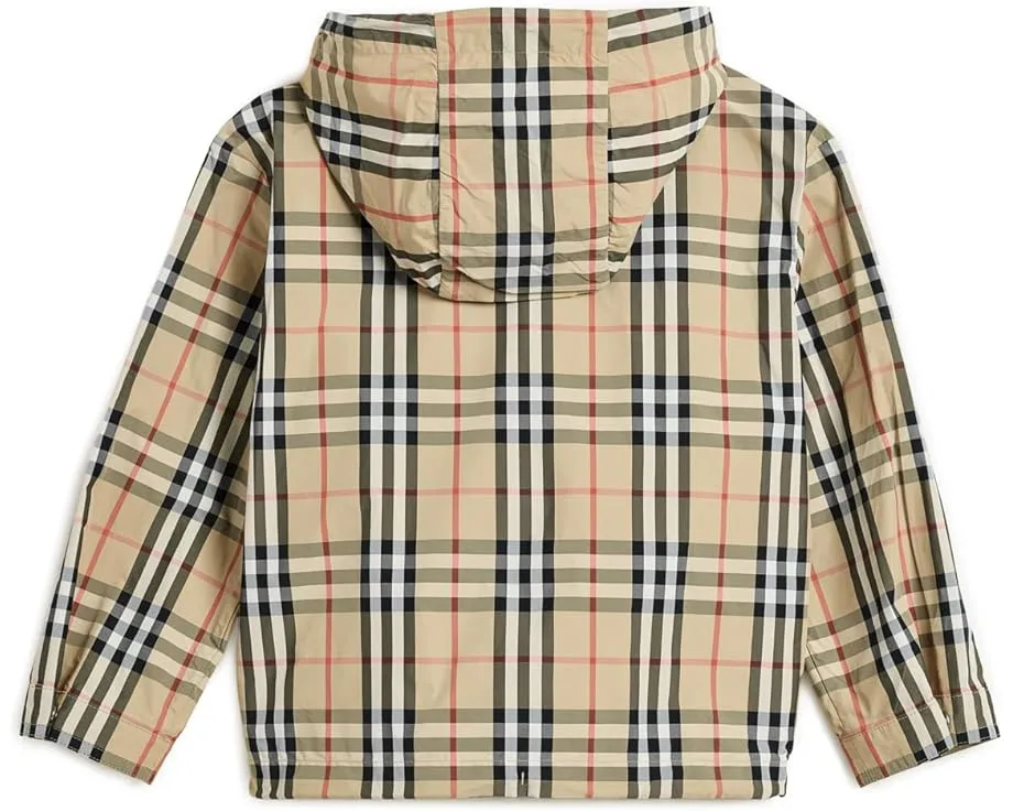Пальто Burberry Kids Jem Check Coat для детей
