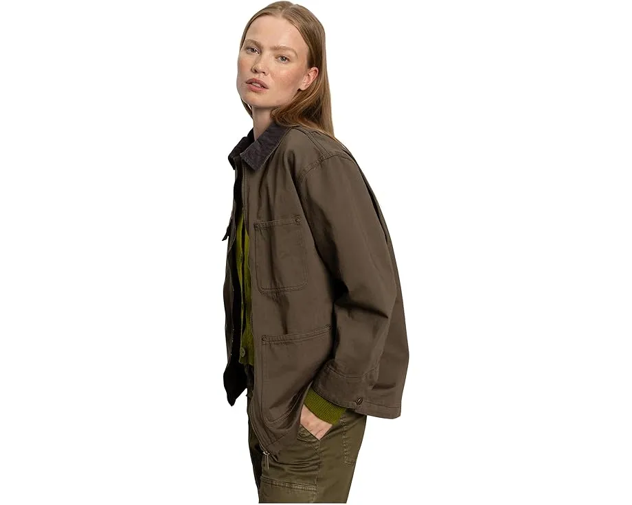 Sanctuary куртка Barn Jacket в стиле ранчо из хлопка с четырьмя карманами