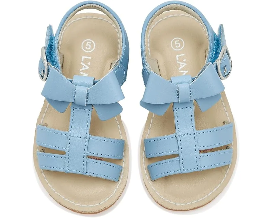 Сандалии L'Amour Shoes Kids Janie с открытым носком и бантом