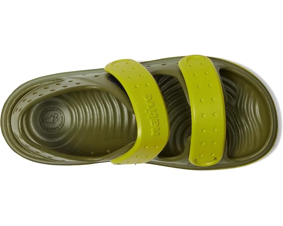 Детские сандалии Native Shoes Chase с круглым носком и тройными регулируемыми ремешками