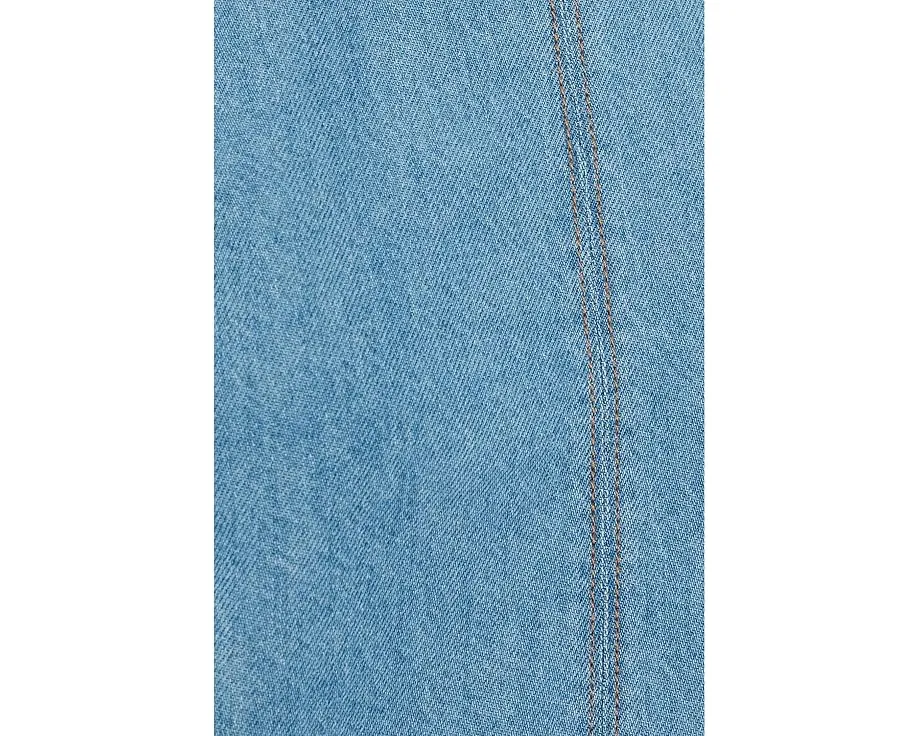 Топ Madewell Airy Denim Halter Shell с завязками на шее