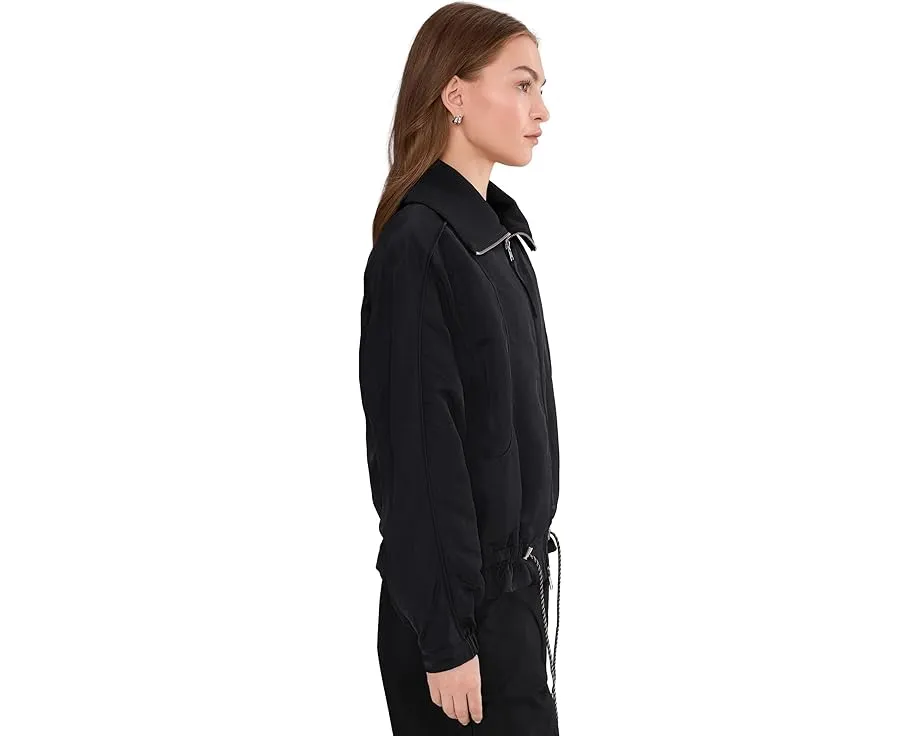 Куртка Varley Lotta в стиле блузон с кулиской и стегаными рукавами