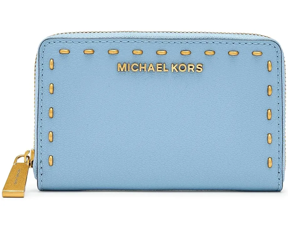 Картхолдер MICHAEL Michael Kors Jet Set Small Zip Around с тиснением
