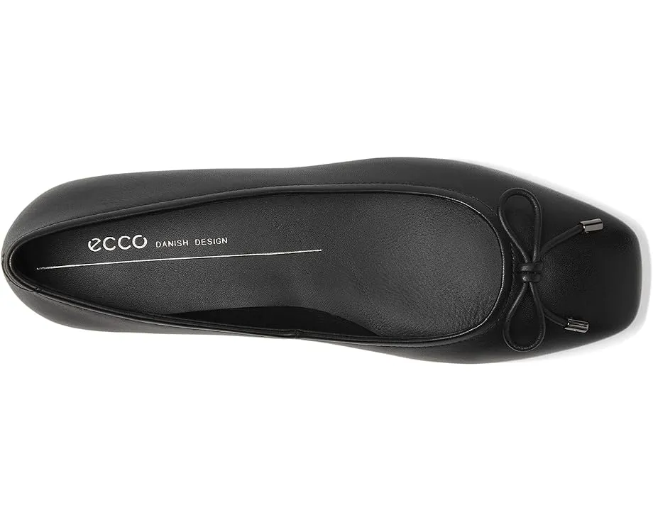Балетки Margot Bow Ballerina Flat с бантом и кожаной стелькой от ECCO