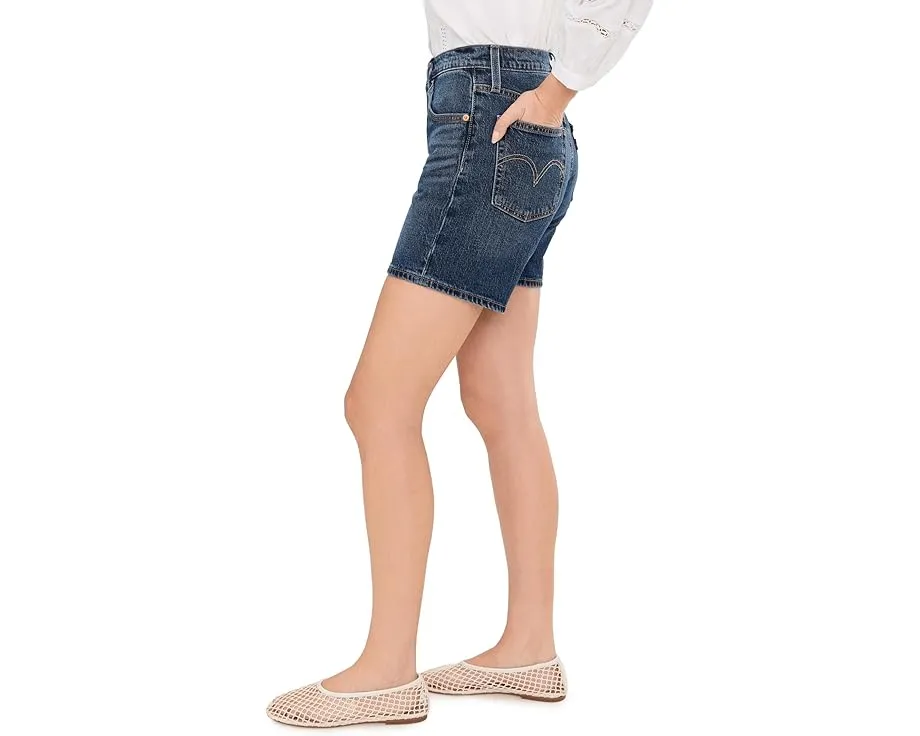 Шорты 501 Mid Thigh с прямым кроем и пятью карманами Levi's® Womens